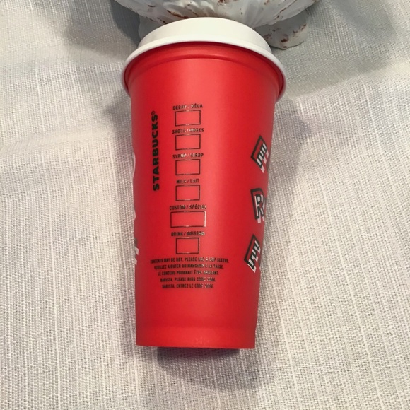 Starbucks Holiday Reusable Discount Cup Red Hot - Picture 3 of 6